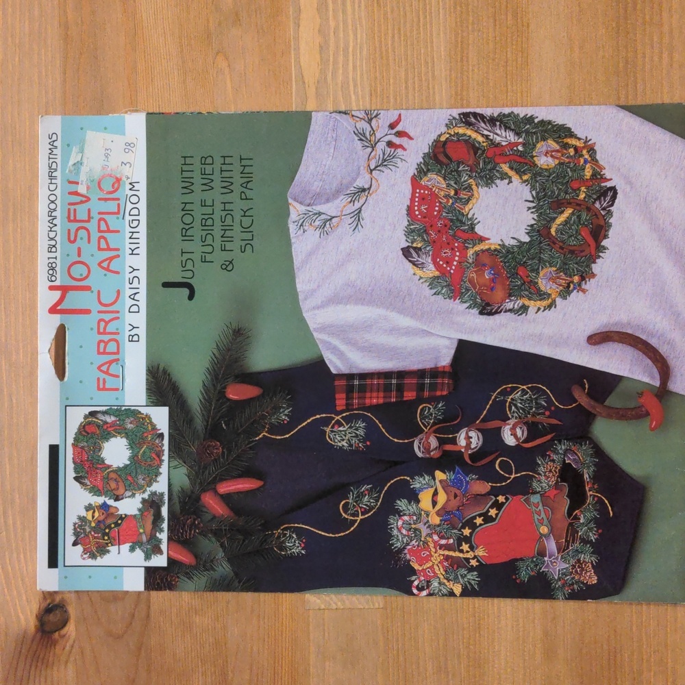 Buckaroo Christmas No-Sew fabric applique